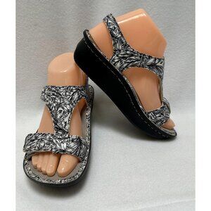 Alegria 35 Sandals Black White Kendra Ken-769 Size 5 Shoes